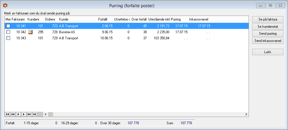 purring- forfalte poster