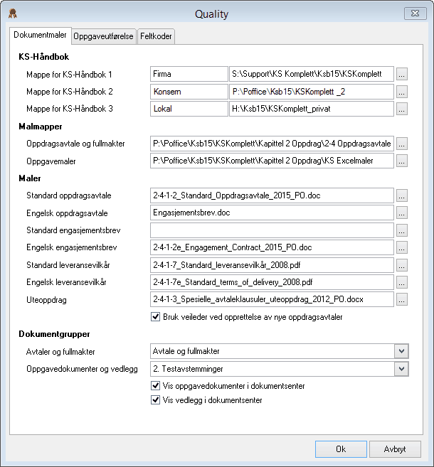 systeminnstilling - revisjon 2